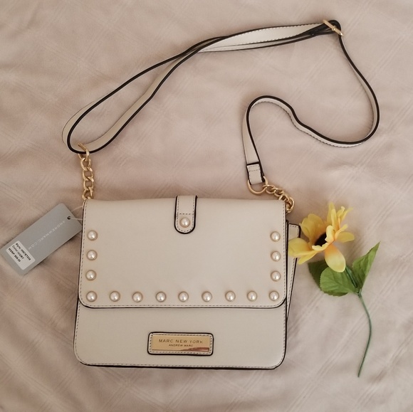 Andrew Marc Handbags - Marc New York Purse with pearl details